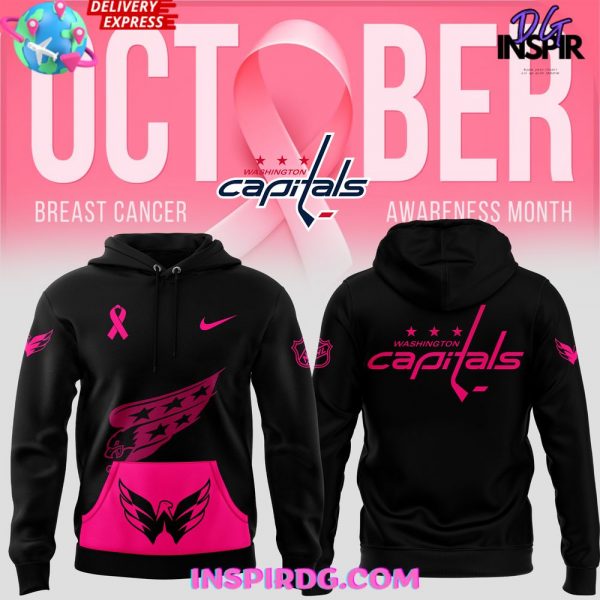 Washington Capitals Crucial Catch Breast Cancer 2024 Hoodie