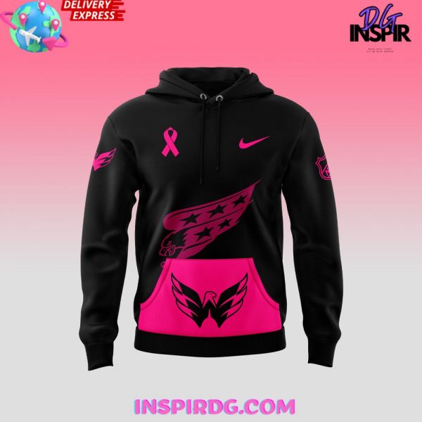 Washington Capitals Crucial Catch Breast Cancer 2024 Hoodie