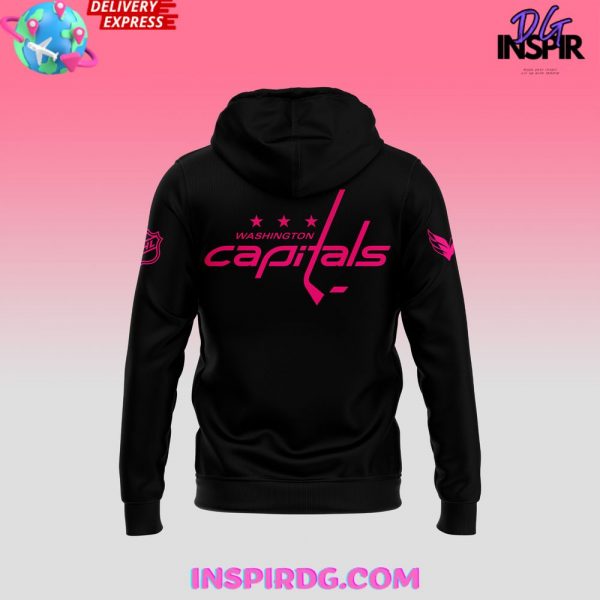 Washington Capitals Crucial Catch Breast Cancer 2024 Hoodie