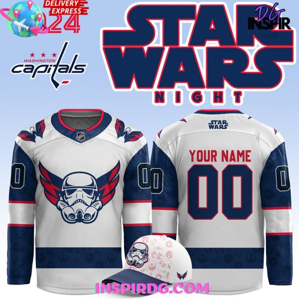 Washington Capitals x Star Wars Night 2024 Custom Hockey Jersey
