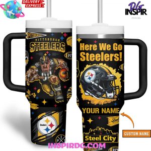 Pittsburgh Steelers Here We Go Stanley Tumbler Cup