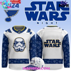 St. Louis Blues x Star Wars Night 2024 Hockey Jersey