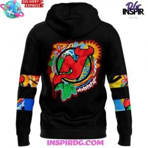 New Jersey Devils Hispanic Heritage Night 2024 Black Hoodie