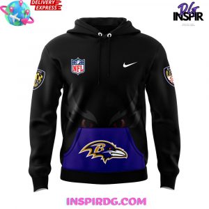 Baltimore Ravens Darkness Falls 2024 Hoodie