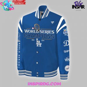 Los Angeles Dodgers World Series Champions 2024 Blue Baseball Jacket