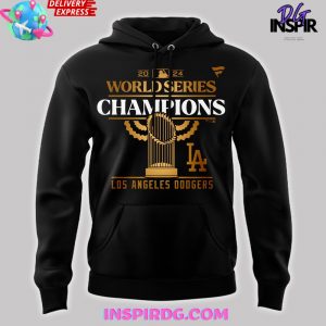 Los Angeles Dodgers World Series Champions 2024 Black Hoodie