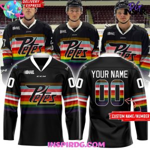 Peterborough Petes Pride Night 2025 Hockey Jersey