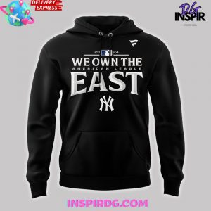 New York Yankees AL East Division Champions 2024 Black Hoodie