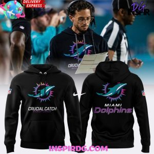 Nike Miami Dolphins 2020 fashion Crucial Catch Therma Hoodie