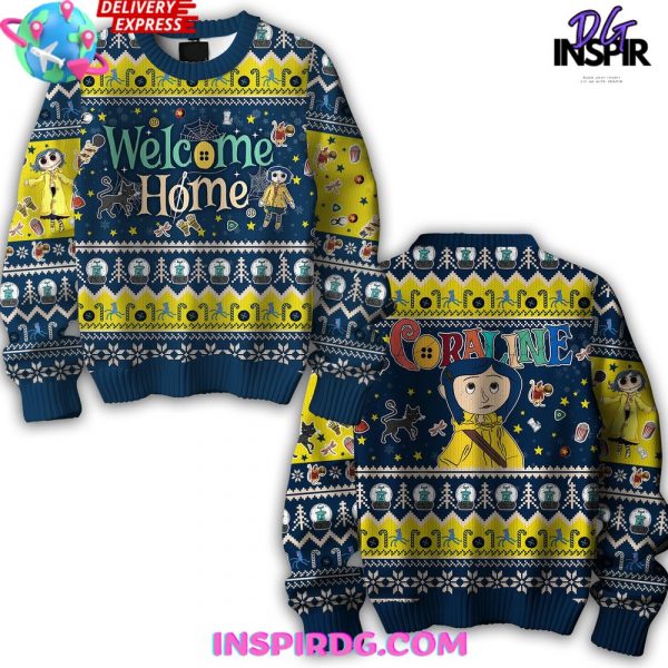 Coraline Welcome Home Christmas Ugly Special Sweater