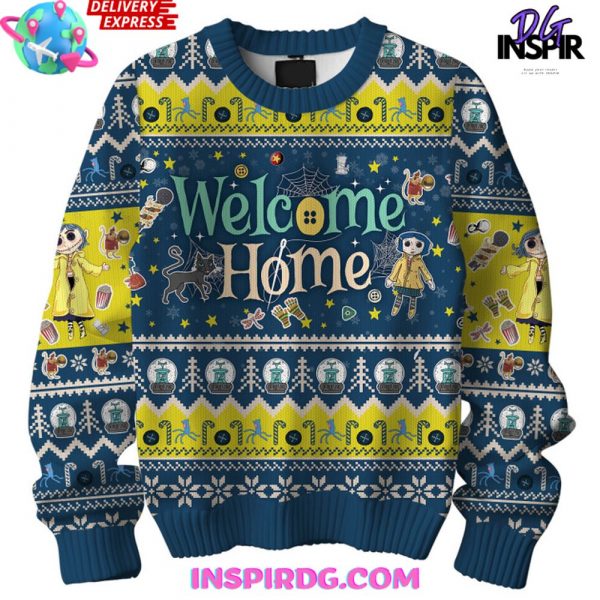 Coraline Welcome Home Christmas Ugly Special Sweater