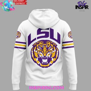 Purple and Gold Tiger on sale Stripe Unisex Hoodie, Football Fan Pullover Hoodie