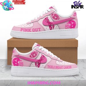 Texas Longhorns Tackle Breast Cancer Nike Air Force 1