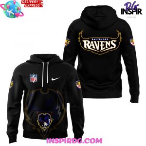 Baltimore Ravens Alternate Helmet Fanatics Black 2024 Hoodie