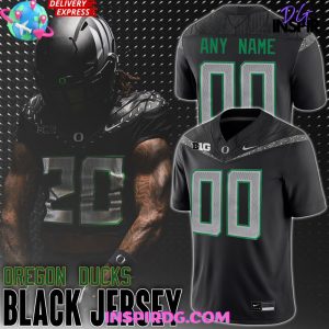 Oregon Ducks Game Jersey 2024 Black Football Jersey