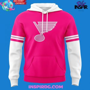 St. Louis Blues Pink At The Rink 2024 Hoodie