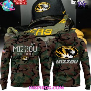 Missouri Tigers Football Military Appreciation 2024 Camo Hoodie