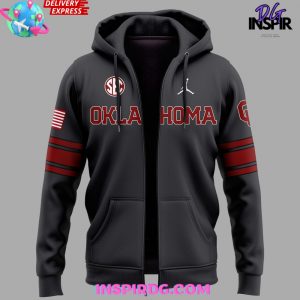 Oklahoma Sooners Dri-FIT College Game Special Zip Hoodie