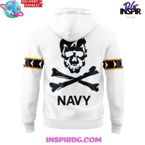 Navy Midshipmen Uniform Fear the Bones Special Hoodie