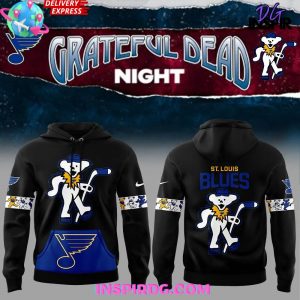 St. Louis Blues Grateful Dead Night Edition Hoodie