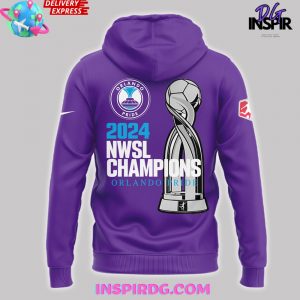 Orlando Pride NWSL Champions 2024 Purple Hoodie