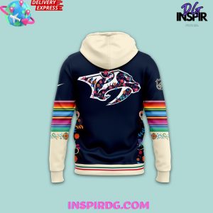 Nashville Predators Dia De Los Muertos 2024 Hoodie