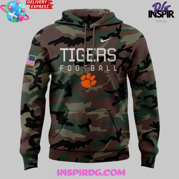 Clemson Tigers 2024 Military Appreciation Special Camo Hoodie