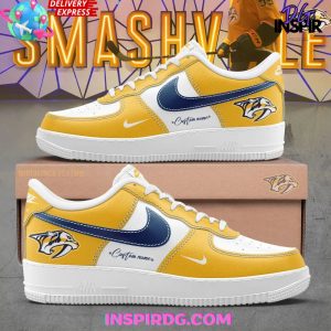 Nashville Predators Custom Nike Air Force 1