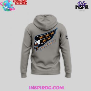 Washington Capitals Vintage Logo Special Grey Hoodie