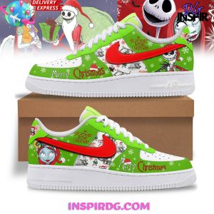 The Nightmare Before Christmas Merry Christmas Nike Air Force 1