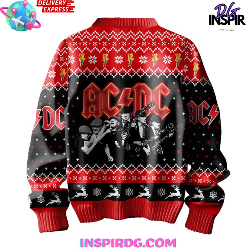 AC/DC Jingle Hells Bells Special Ugly Sweater AC/DC Jingle Hells Bells Special Ugly Sweater