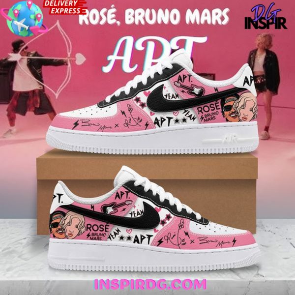 APT Bruno Mars x Rosé Limited Edition Nike Air Force 1