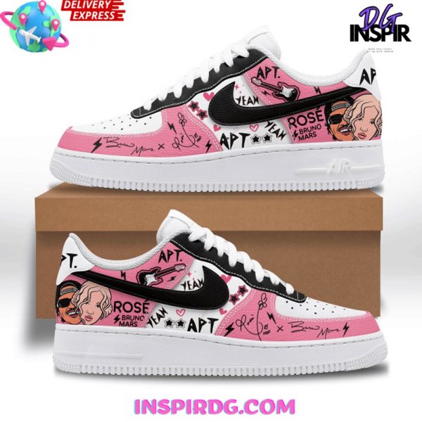 APT Bruno Mars x Rosé Limited Edition Nike Air Force 1
