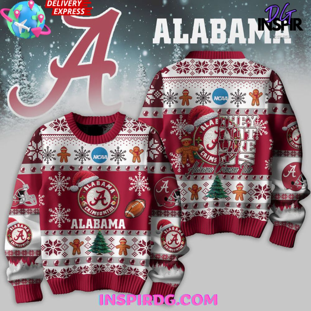 Alabama Crimson Tide Christmas Edition Ugly Sweater Alabama Crimson Tide Christmas Edition Ugly Sweater