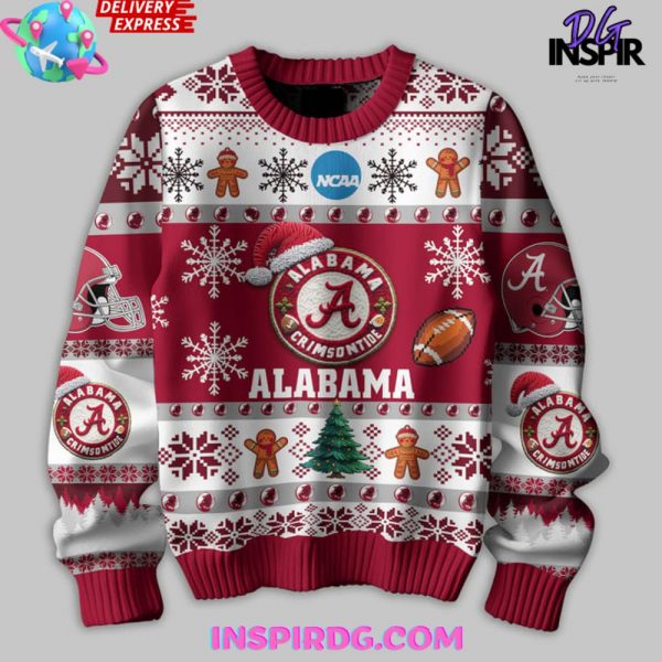 Alabama Crimson Tide Christmas Edition Ugly Sweater