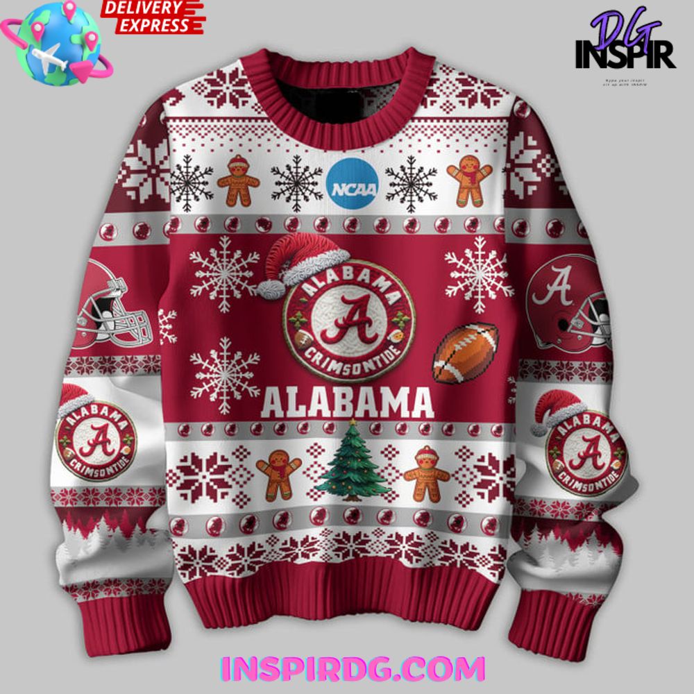 Alabama Crimson Tide Christmas Edition Ugly Sweater Alabama Crimson Tide Christmas Edition Ugly Sweater