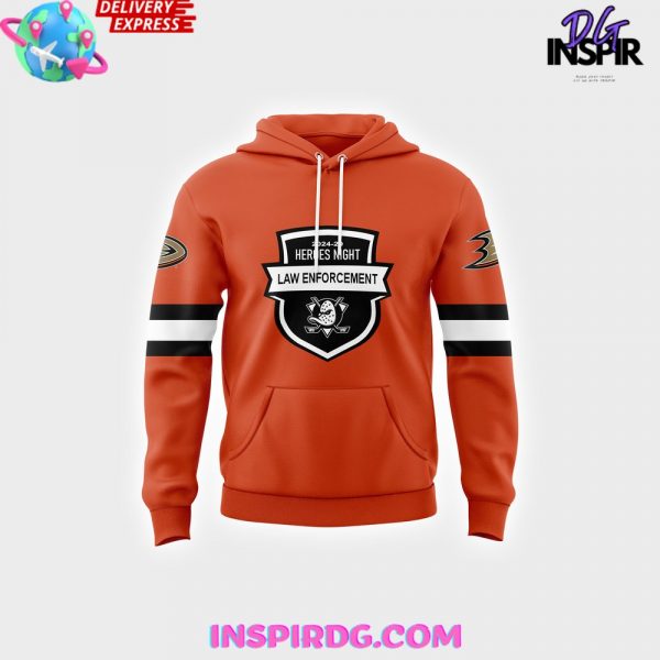 Anaheim Ducks Law Enforcement Appreciation Night 2024 Hoodie