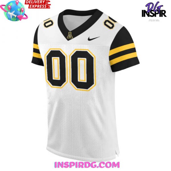 Appalachian State Mountaineers Uniform 2024-25 White Football Jersey