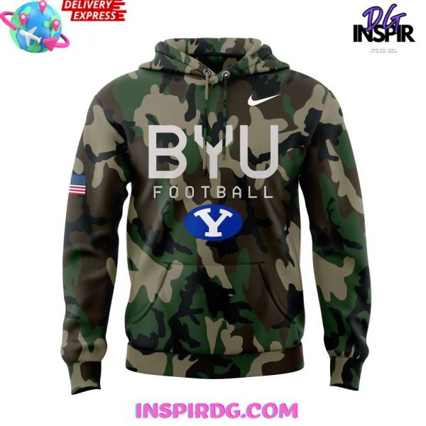 BYU Cougars Football Camo Nike Edition Hoodie