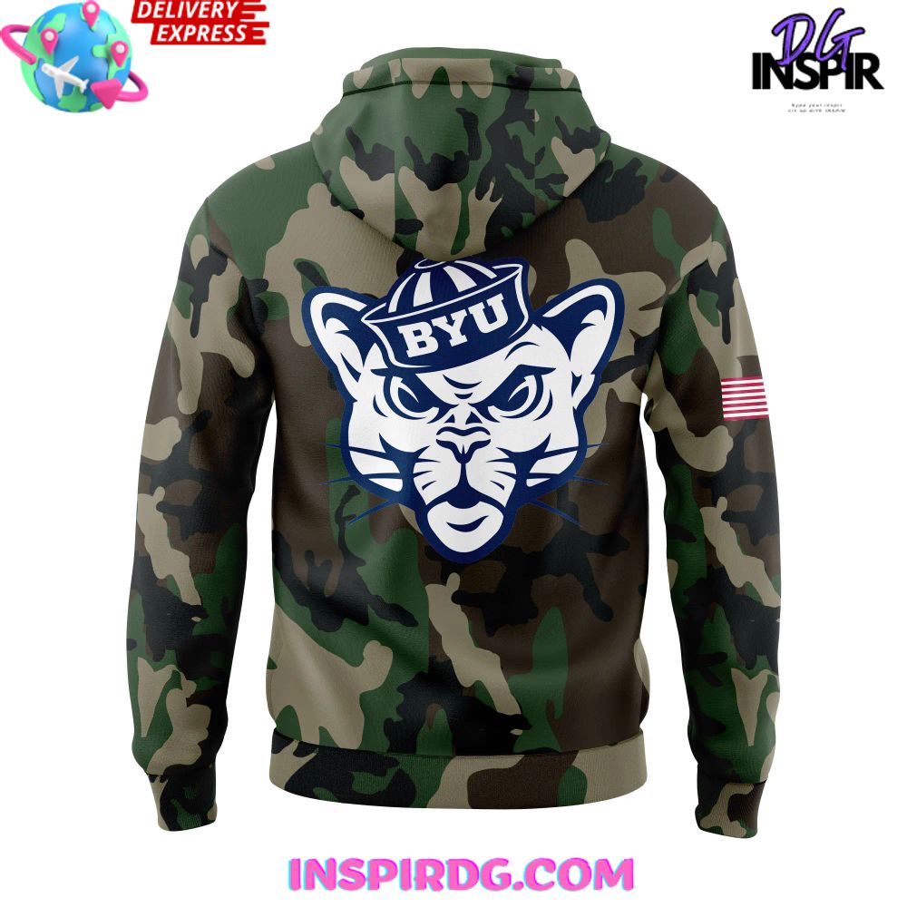 BYU Cougars Football Camo Nike Edition Hoodie BYU Cougars Football Camo Nike Edition Hoodie