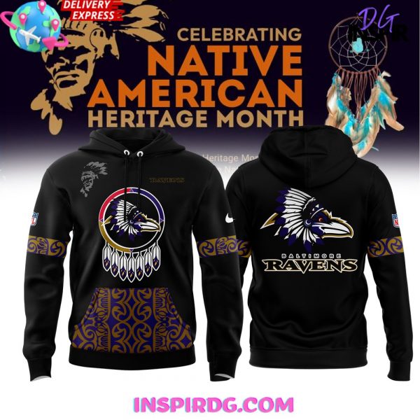 Baltimore Ravens Celebrating Native American Special Hoodie