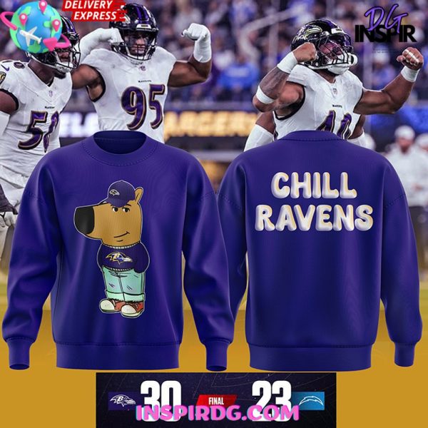 Baltimore Ravens Chill Guy Special Sweatshirt