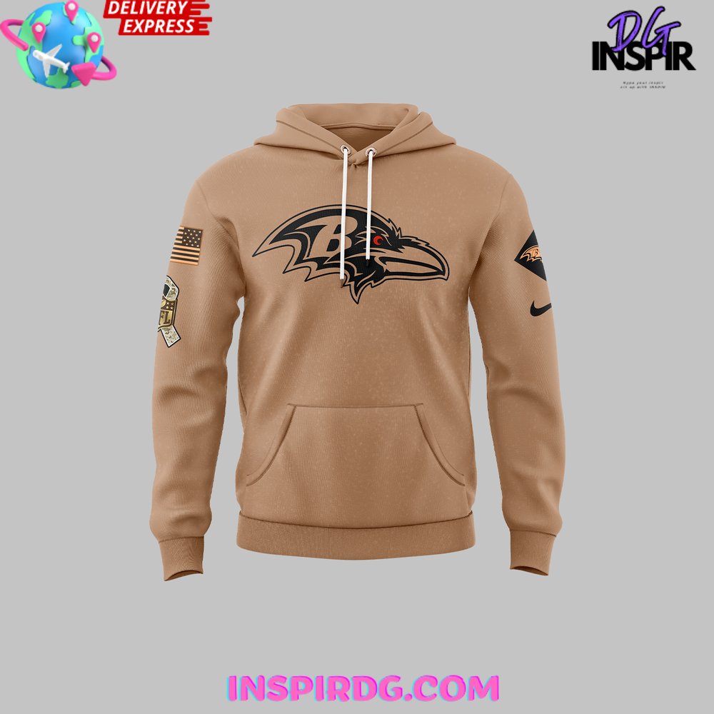 Baltimore Ravens Salute to Service Award 2024 Hoodie - InspirDG