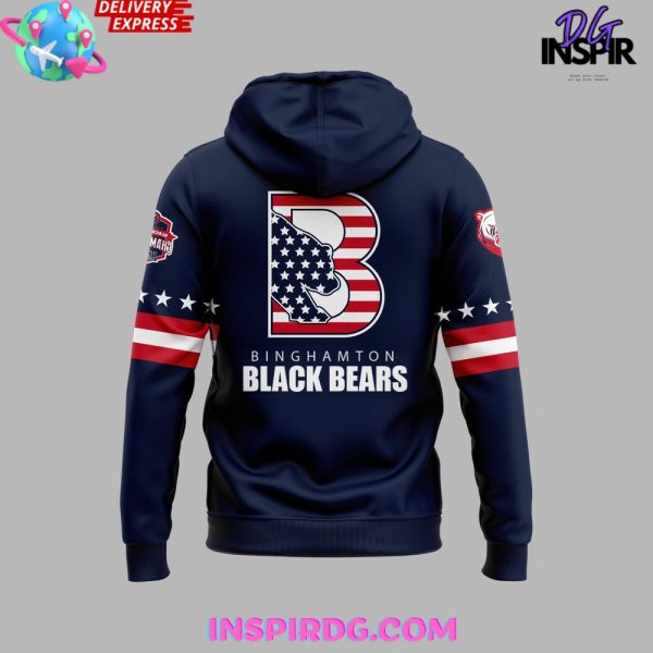 Binghamton Black Bears Military Appreciation 2024 Hoodie