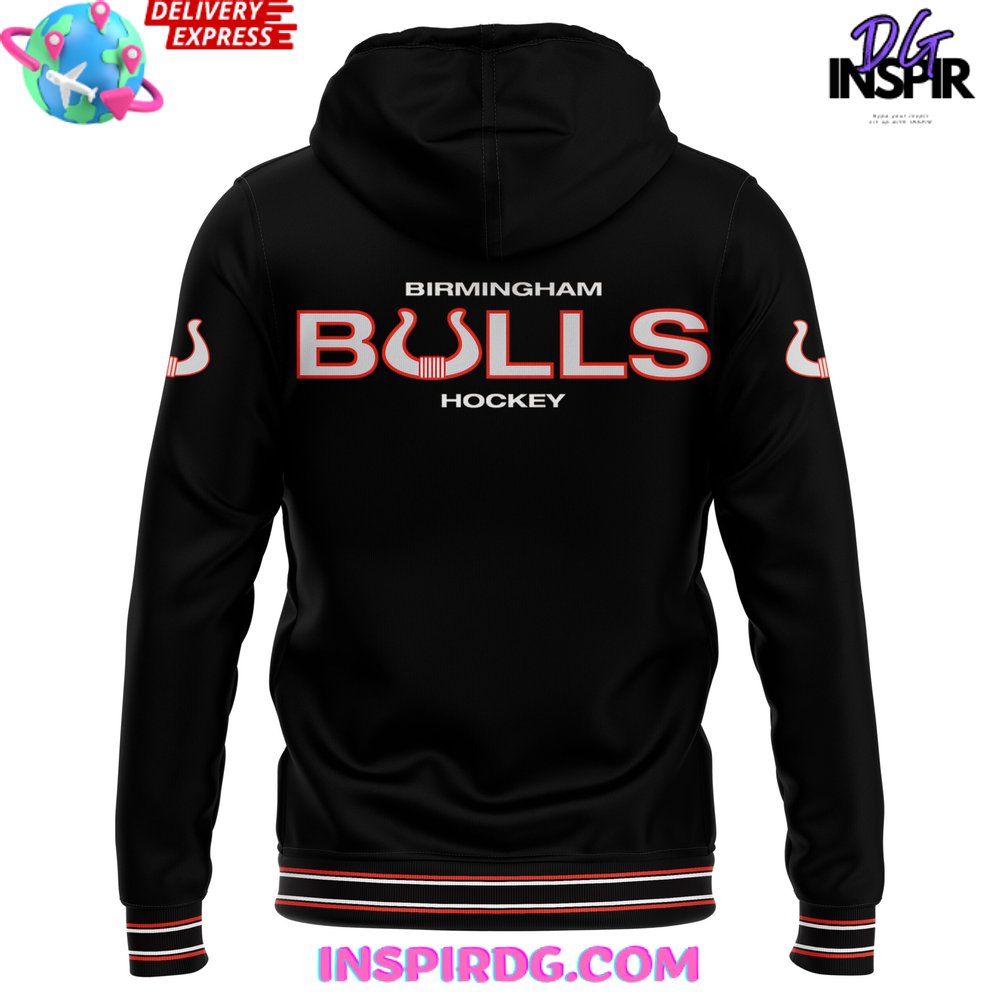 Birmingham Bulls Hockey Special Black Hoodie Birmingham Bulls Hockey Special Black Hoodie