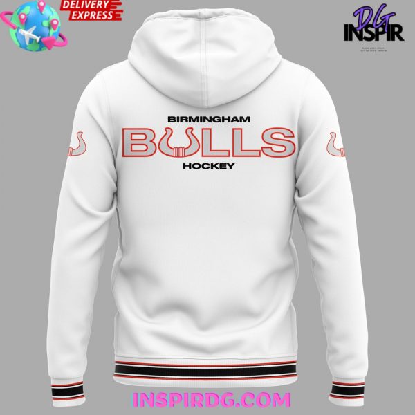 Birmingham Bulls Hockey Special White Hoodie