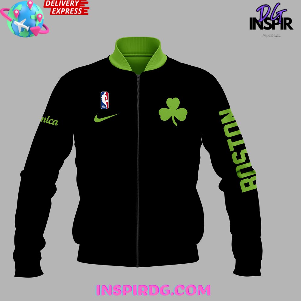 Boston celtics bomber jacket online