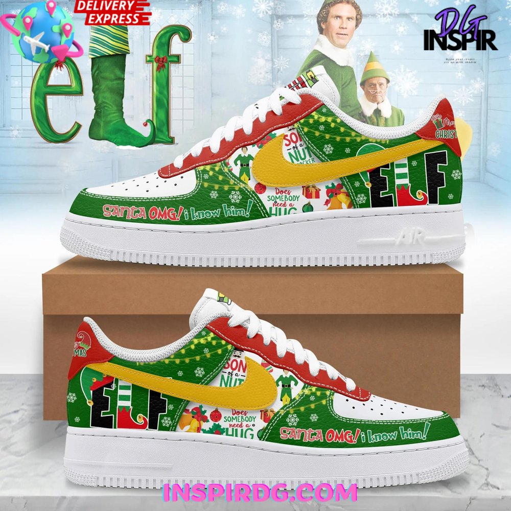 Buddy the Elf Limited Edition Nike Air Force 1 Buddy the Elf Limited Edition Nike Air Force 1