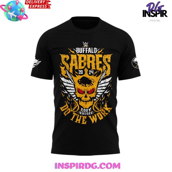 Buffalo Sabres x Cody Rhodes 2024 Black T-Shirt