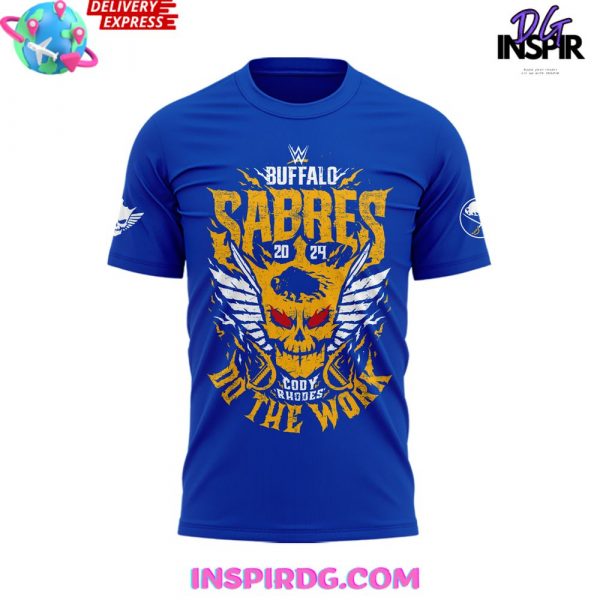 Buffalo Sabres x Cody Rhodes 2024 Blue T-Shirt
